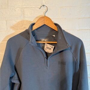 American Eagle Outfitters Men's Gray Zip-Up Sweater